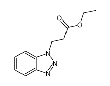 3-(1H-1,2,3-benzotriazol-1-yl)propionic acid,ethyl ester图片