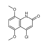 4-chloro-5,8-dimethoxycarbostyril结构式