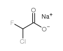 SODIUM CHLOROFLUOROACETATE Structure