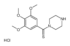 piperazin-1-yl-(3,4,5-trimethoxyphenyl)methanethione,hydrochloride结构式