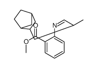 methyl 2-[(3-bicyclo[2.2.1]hept-2-yl-2-methylpropylidene)amino]benzoate structure