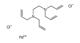 PALLADIUM,DICHLORONNNNTETRA2PROPENYL12ETHANEDIAMINENNSP42 Structure