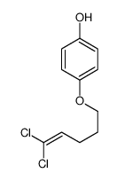 4-(5,5-dichloropent-4-enoxy)phenol Structure