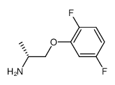 2-Propanamine,1-(2,5-difluorophenoxy)-,(2R)-(9CI)结构式