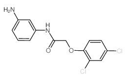 N-(3-Aminophenyl)-2-(2,4-dichlorophenoxy)acetamide structure