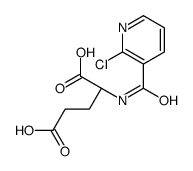 Glutamic acid, N-(2-chloronicotinoyl)- Structure