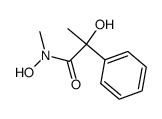 2-Hydroxy-N-methyl-2-phenyl-propiohydroxamsaeure Structure