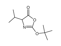 2-t-butoxy-4-isopropyloxazol-5(4H)-one结构式