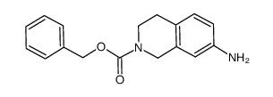 7-amino-3,4-dihydro-1H-isoquinoline-2-carboxylic acid benzyl ester Structure