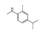 Benzenamine, N,2-dimethyl-4-(1-methylethyl)- (9CI) Structure