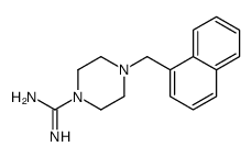 1-Piperazinecarboxamidine, 4-(1-naphthylmethyl)- Structure