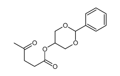 (2-phenyl-1,3-dioxan-5-yl) 4-oxopentanoate结构式