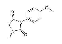 3-(4-methoxyphenyl)-1-methylimidazolidine-2,4-dione Structure