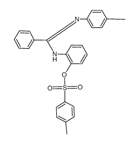 N-(4-Methylphenyl)-N'-(2-(4-methylphenylsulfonyloxy)phenyl)benzamidin结构式