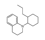 1-(2-propylcyclohexyl)-3,4-dihydro-2H-quinoline Structure