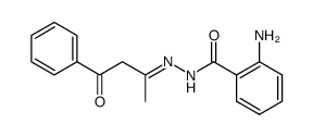 2-amino-N'-(4-oxo-4-phenylbutan-2-ylidene)benzohydrazide Structure