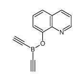 diethynyl(quinolin-8-yloxy)borane结构式