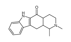 1,2-dimethyl-1,2,3,4,4a,6,11,11a-octahydro-5H-pyrido[4,3-b]carbazol-5-one结构式