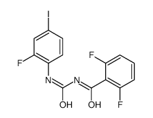 2,6-difluoro-N-[(2-fluoro-4-iodophenyl)carbamoyl]benzamide Structure