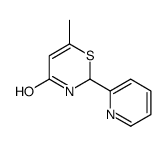 6-methyl-2-pyridin-2-yl-2,3-dihydro-1,3-thiazin-4-one Structure