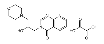 3-(2-hydroxy-3-morpholin-4-ylpropyl)pyrido[2,3-d]pyrimidin-4-one,oxalic acid结构式