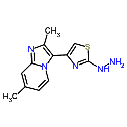 [4-(2,7-DIMETHYL-IMIDAZO[1,2-A]PYRIDIN-3-YL)-THIAZOL-2-YL]-HYDRAZINE Structure