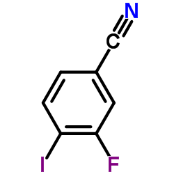 3-氟-4-碘苯腈结构式