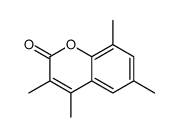 3,4,6,8-tetramethylchromen-2-one结构式