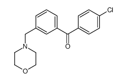 4'-CHLORO-3-MORPHOLINOMETHYL BENZOPHENONE图片