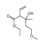 ethyl 2-ethenyl-3-hydroxy-5-methoxy-3-methylpentanoate Structure