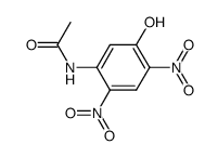 acetic acid-(5-hydroxy-2,4-dinitro-anilide) structure