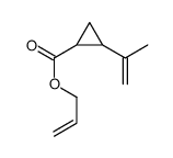 prop-2-enyl 2-prop-1-en-2-ylcyclopropane-1-carboxylate Structure