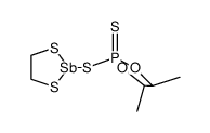 1,3-dithia-2-stibacyclopentane 2,3-butylenedithiophosphate结构式