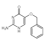 2-amino-5-phenylmethoxy-3H-pyrimidin-4-one Structure