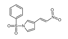 1-(benzenesulfonyl)-3-(2-nitroethenyl)pyrrole结构式