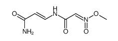 3-[[(Methyl-aci-nitro)acetyl]amino]propenamide Structure