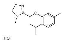 1-Methyl-2-(2-thymoxymethyl)-2-imidazoline hydrochloride结构式