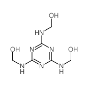 Methanol,1,1',1''-(1,3,5-triazine-2,4,6-triyltriimino)tris- structure