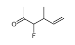 5-Hexen-2-one, 3-fluoro-4-methyl- (9CI) Structure