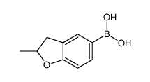 (2-methyl-2,3-dihydro-1-benzofuran-5-yl)boronic acid(SALTDATA: FREE) Structure