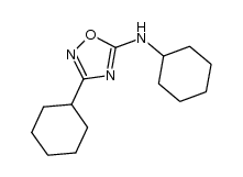 N,3-dicyclohexyl-1,2,4-oxadiazol-5-amine Structure