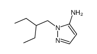 2-(2-ethyl-butyl)-2H-pyrazol-3-ylamine结构式