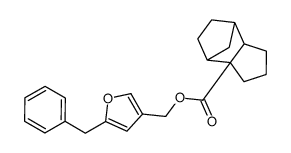 (5-benzylfuran-3-yl)methyl(3ar,4r,7s,7ar)-octahydro-3ah-4,7-methanoindene-3a-carboxylate结构式