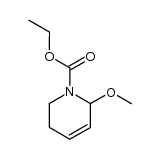 N-Ethoxycarbonyl-6-methoxy-1,2,3,6-tetrahydropyridine Structure