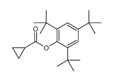 (2,4,6-tritert-butylphenyl) cyclopropanecarboxylate结构式