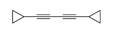 Cyclopropane, 1,1-(1,3-butadiyne-1,4-diyl)bis- (9CI)结构式