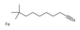 8,8-dimethylnonanenitrile,iron Structure