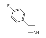 3-(4-Fluorophenyl)azetidine结构式