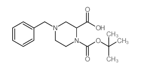 4-BENZYL-1-(TERT-BUTOXYCARBONYL)PIPERAZINE-2-CARBOXYLIC ACID picture