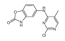 5-(2-chloro-5-methylpyrimidin-4-ylamino)benzo[d]oxazol-2(3H)-one Structure